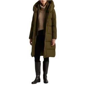 Ralph Lauren Down Puffer Long Coat w/ Hood (Size: M)
